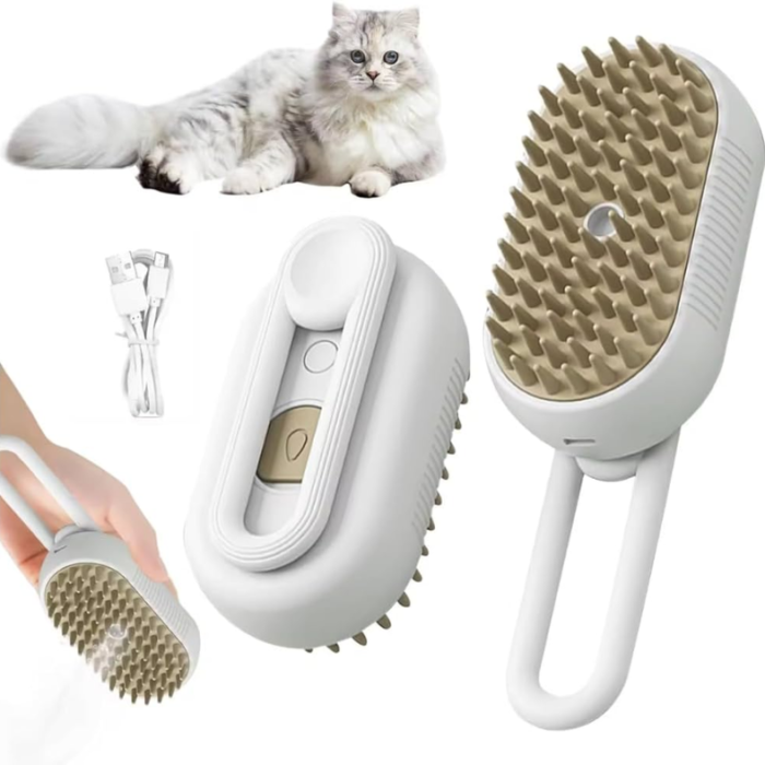 Cepillo de Vapor para Gatos y Perros
