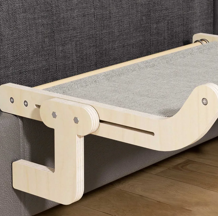 Cama colgante gato pared hamaca