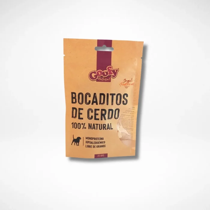 Snack Monoproteico para Perros – Cerdo Liofilizado 20g