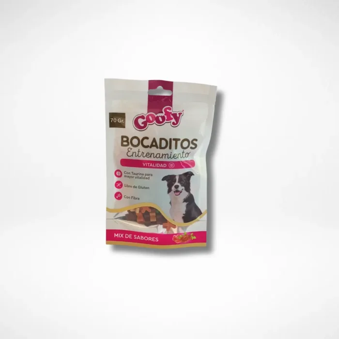 Snacks para Entrenar Perros Goofy – 70g Mix de Sabores