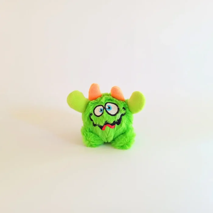 Juguete Silencioso para Perros Pequeños – Monstruo Suave con Relleno de Pelota