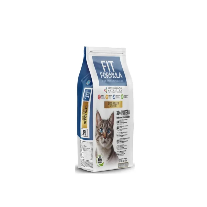 Alimento Fit Formula para Gatos Adultos - Saco de 10 kg