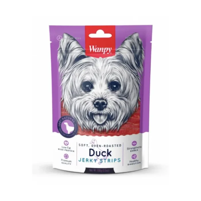 Wanpy Duck Jerky Strips (100g)