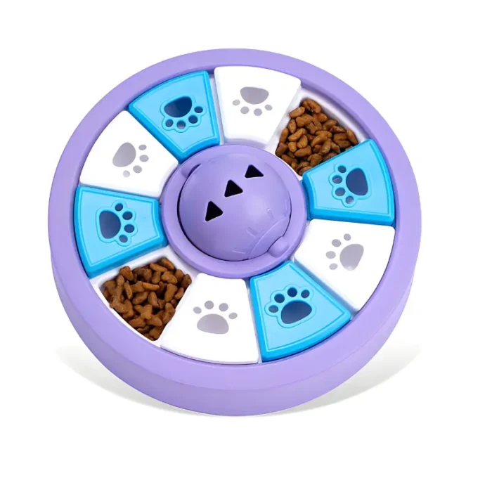Comedero Rompecabezas Interactivo para Perros o Gatos - 10 Compartimentos