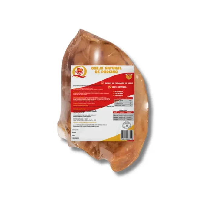 Oreja de Cerdo Deshidratada para Perros - Snack 100% Natural