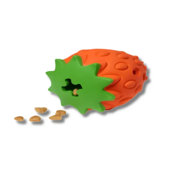 Juguete Interactivo de Goma Natural Frutilla – Warrior