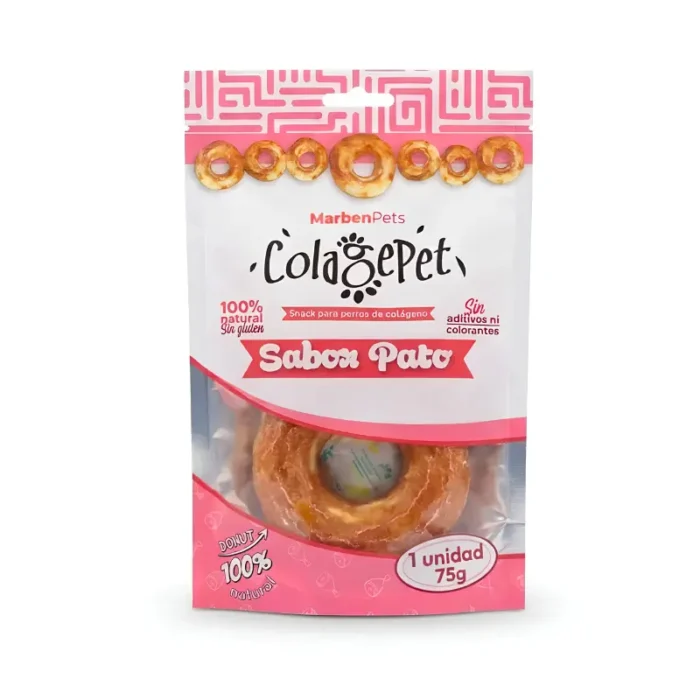 Snack Colágeno Perros Pato Donut 1un (75g) - ColagePet