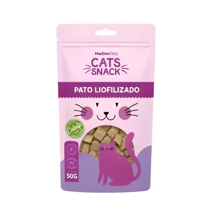 Snack Pato Liofilizado con Catnip para Gatos 50g - Marben Pets